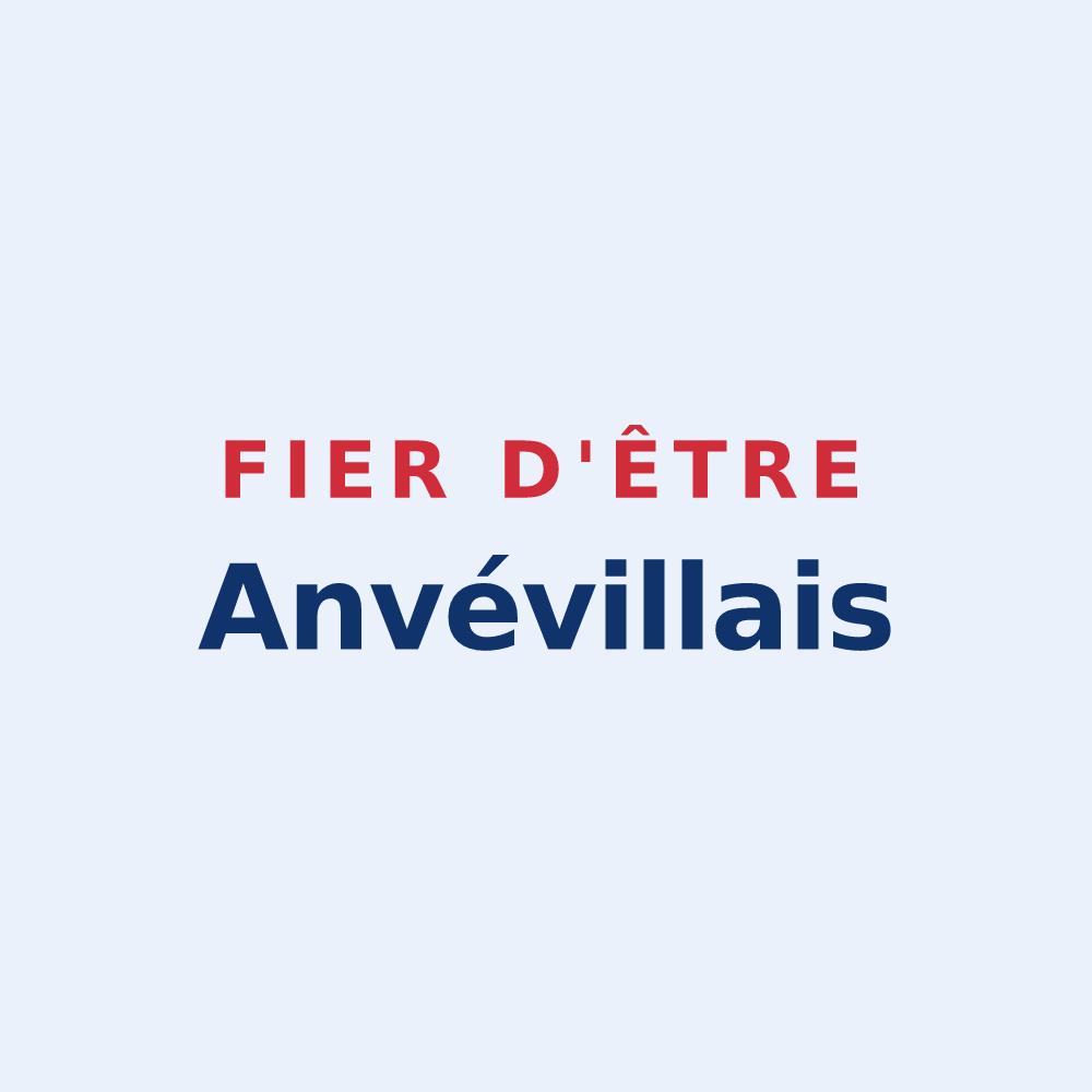 Sticker « Fier d'être Anvévillais » — design pour Anvéville