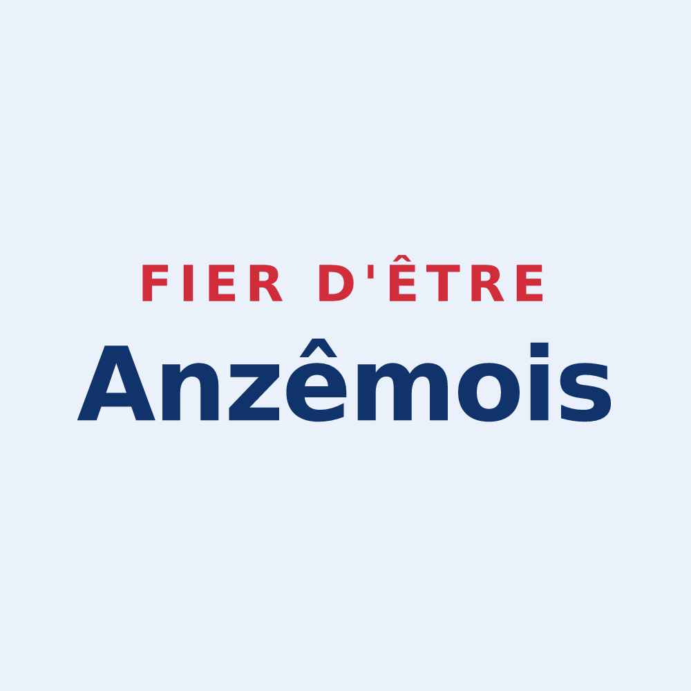Sticker « Fier d'être Anzêmois » — design pour Anzême