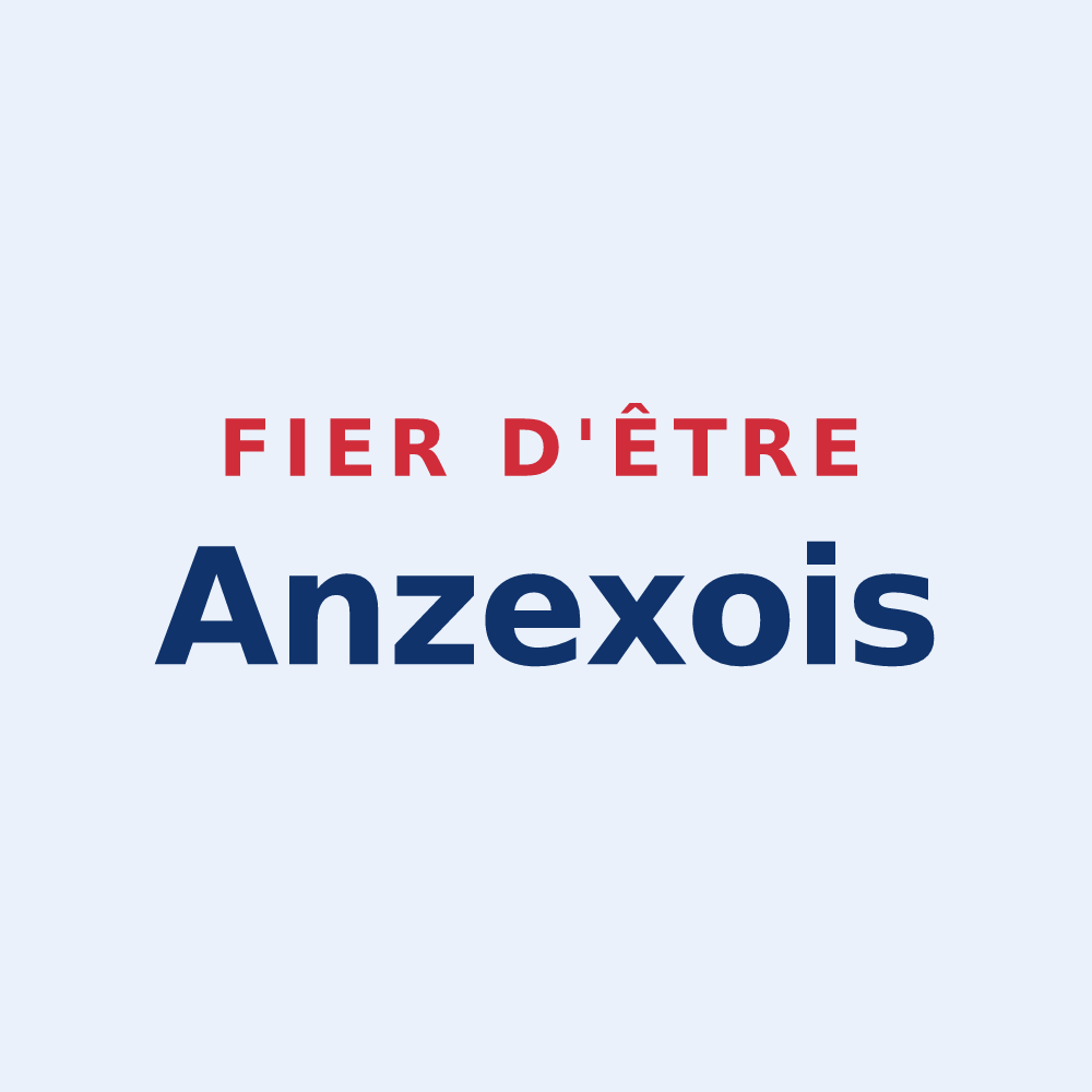 Sticker « Fier d'être Anzexois » — design pour Anzex