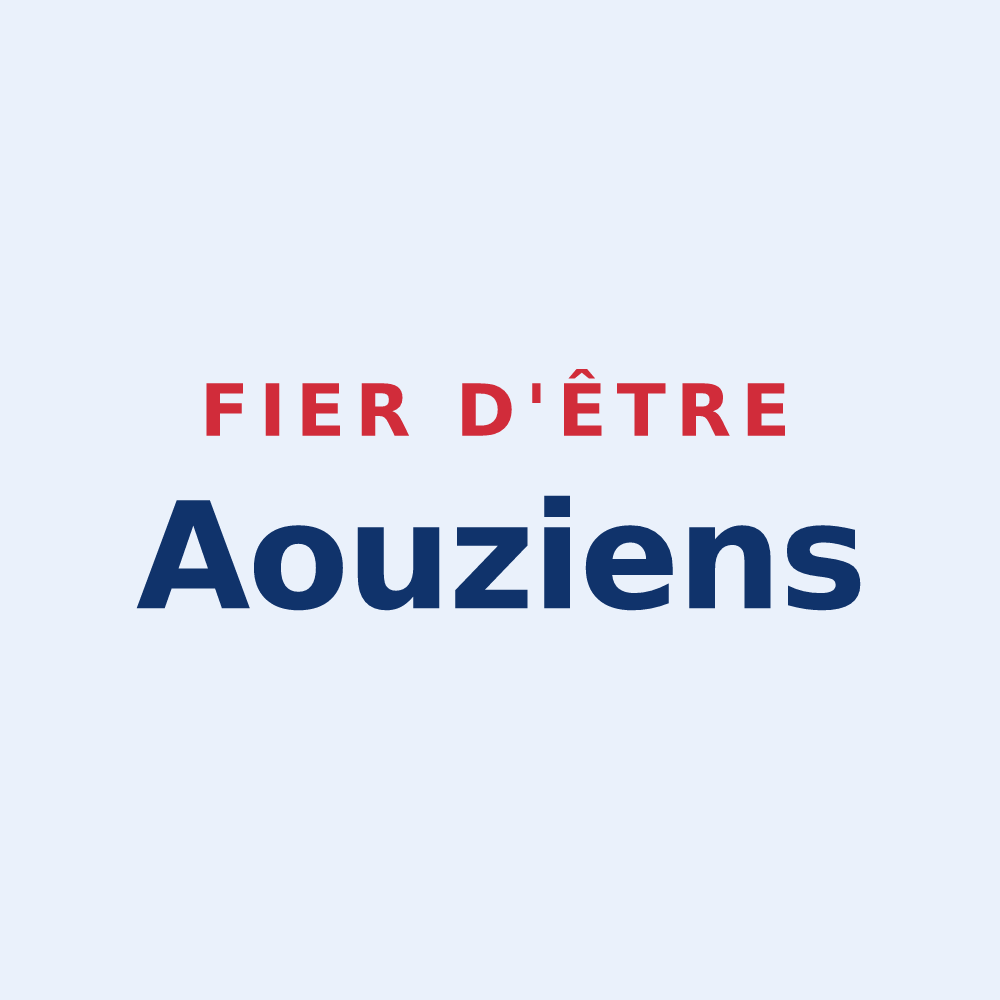 Sticker « Fier d'être Aouziens » — design pour Aouze