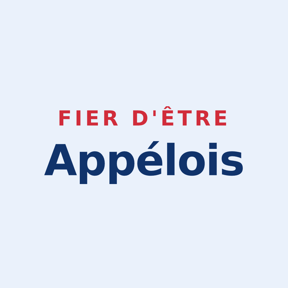 Sticker « Fier d'être Appélois » — design pour Appelle