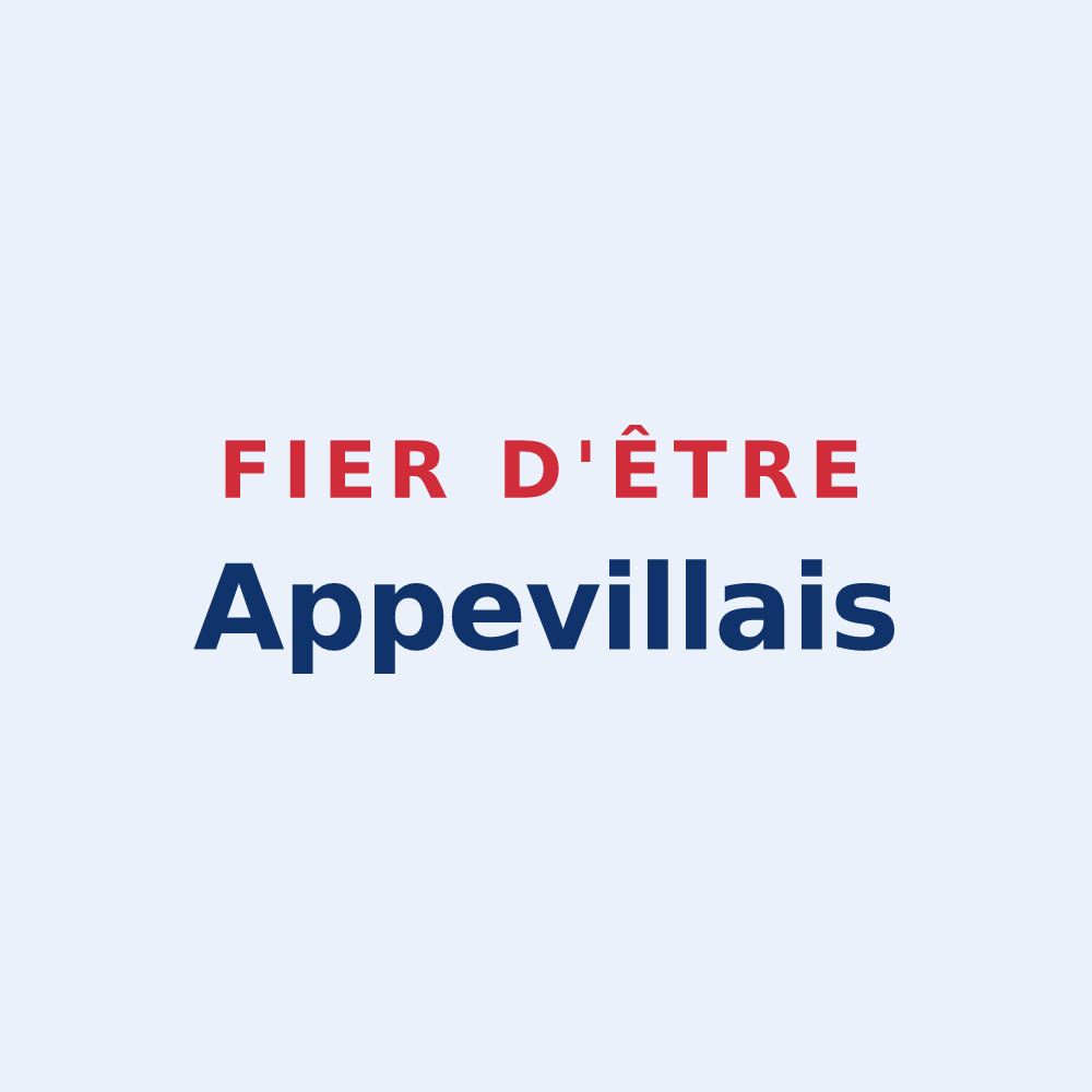 Sticker « Fier d'être Appevillais » — design pour Appeville-Annebault