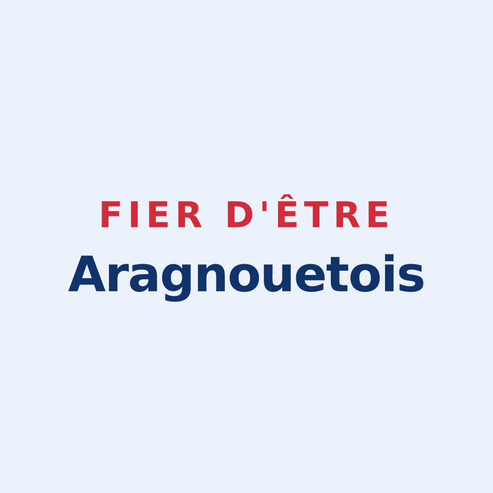 Sticker « Fier d'être Aragnouetois » — design pour Aragnouet