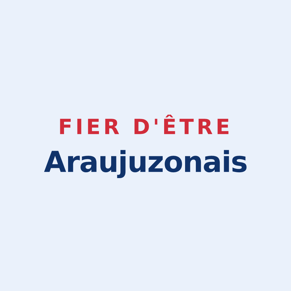 Sticker « Fier d'être Araujuzonais » — design pour Araujuzon