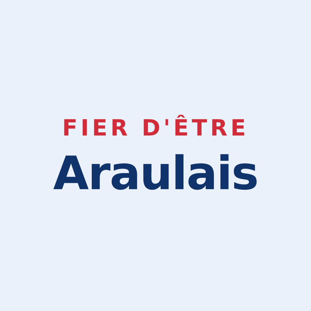 Sticker « Fier d'être Araulais » — design pour Araules