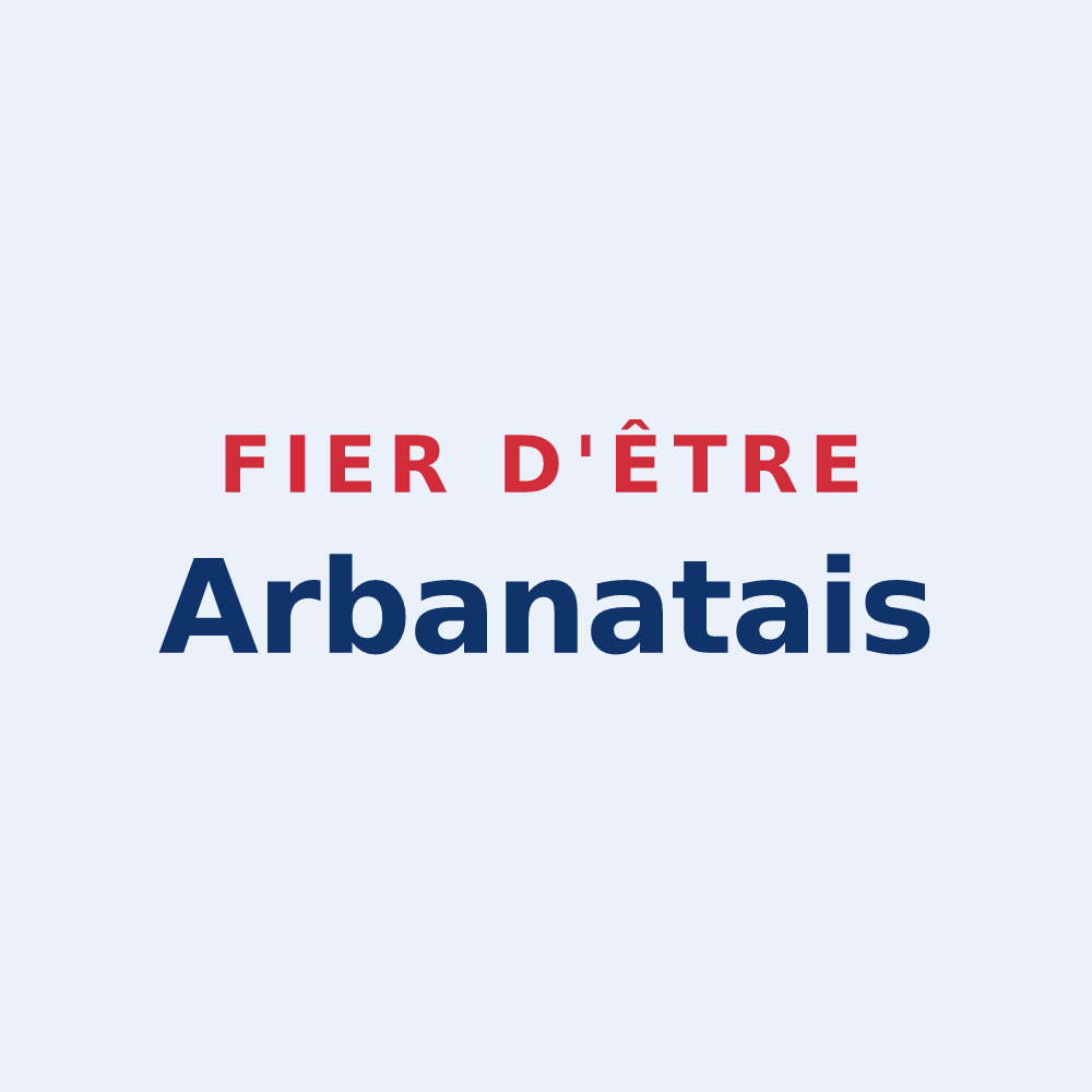 Sticker « Fier d'être Arbanatais » — design pour Arbanats