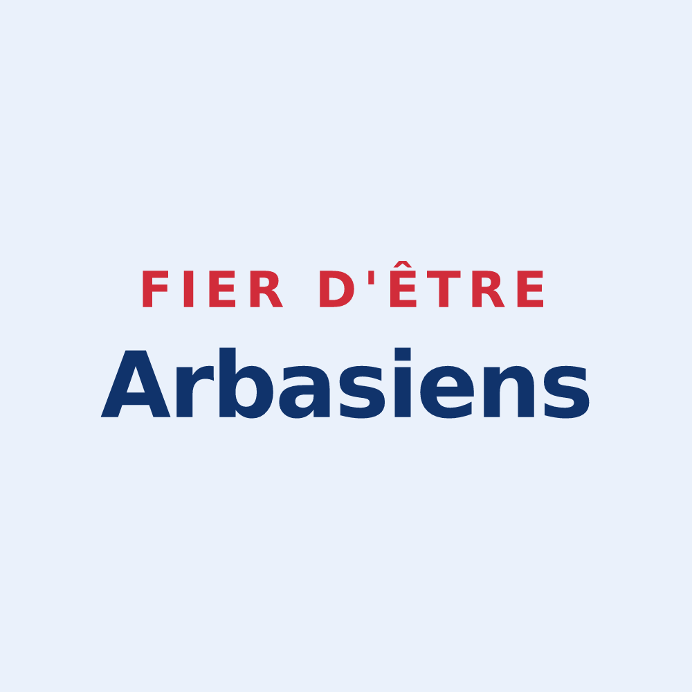 Sticker « Fier d'être Arbasiens » — design pour Arbas