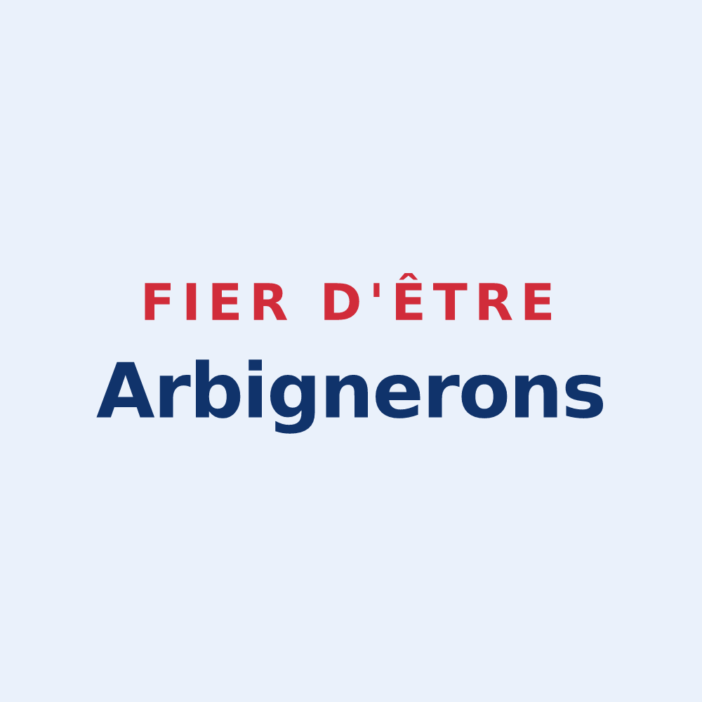 Sticker « Fier d'être Arbignerons » — design pour Arbigny