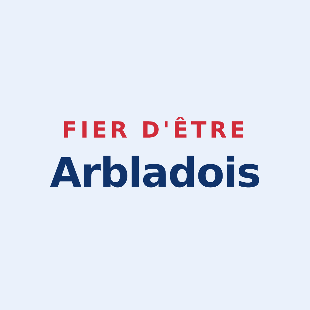 Sticker « Fier d'être Arbladois » — design pour Arblade-le-Haut