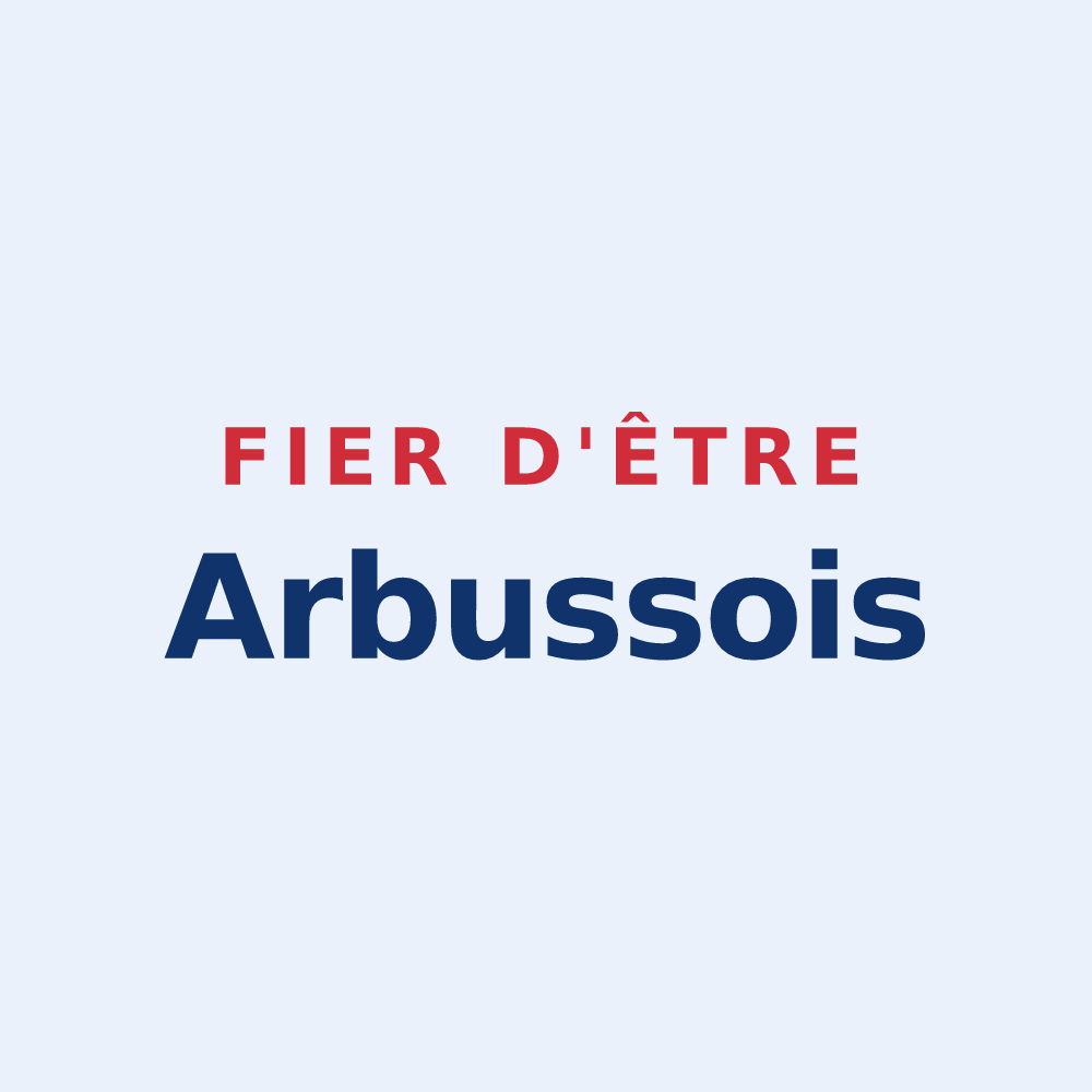Sticker « Fier d'être Arbussois » — design pour Arbourse