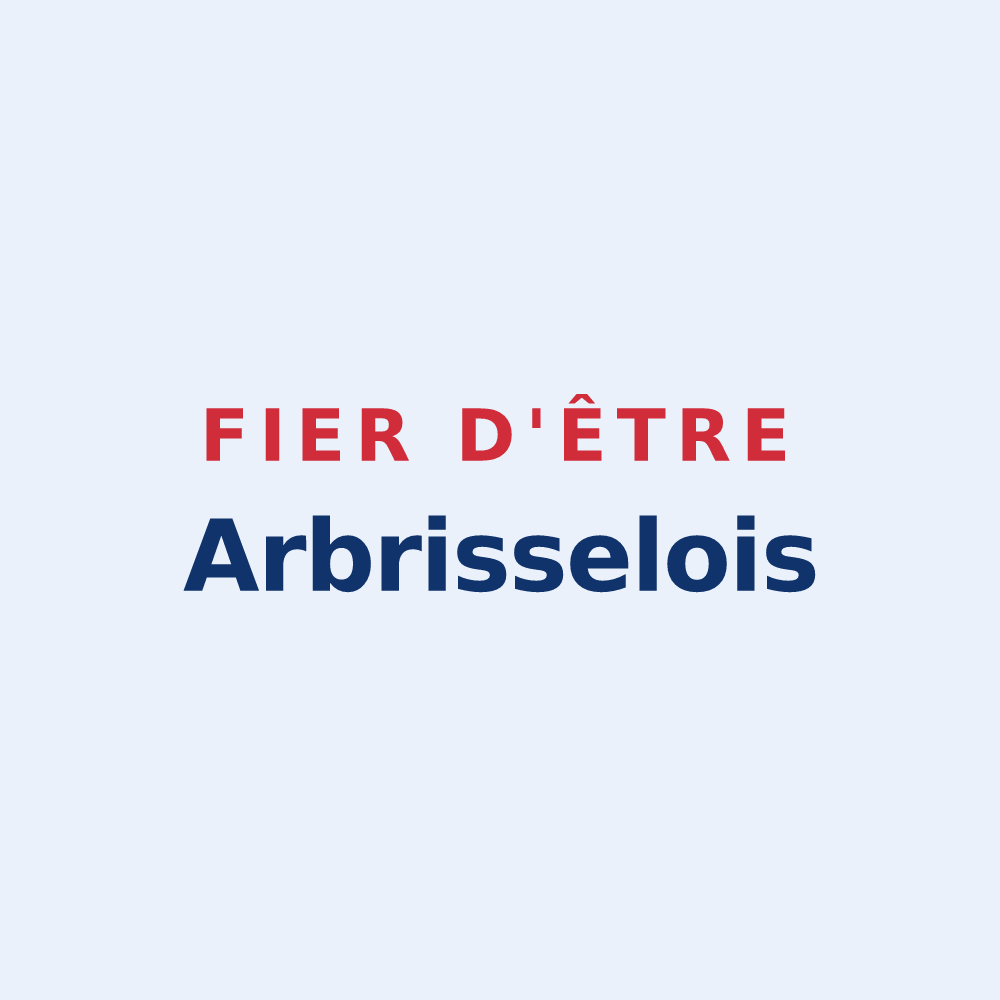 Sticker « Fier d'être Arbrisselois » — design pour Arbrissel