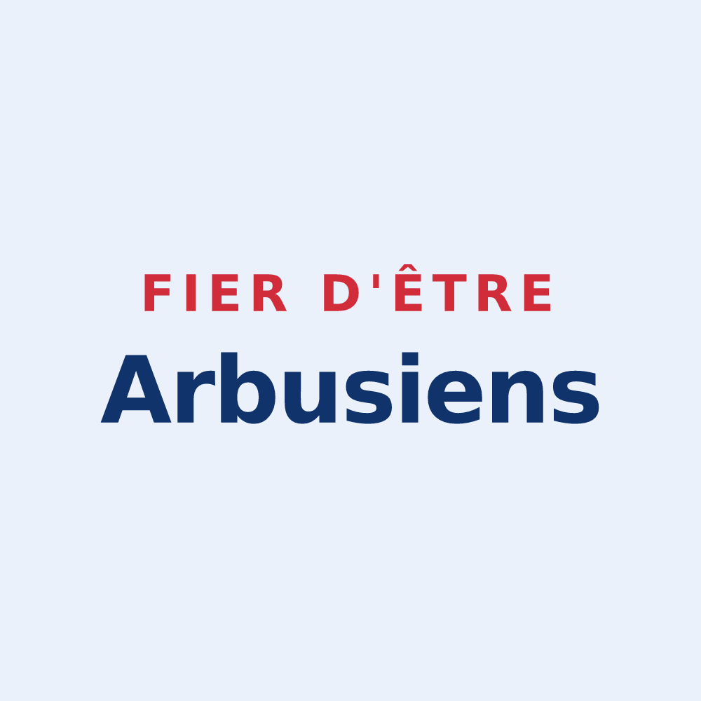 Sticker « Fier d'être Arbusiens » — design pour Arbus