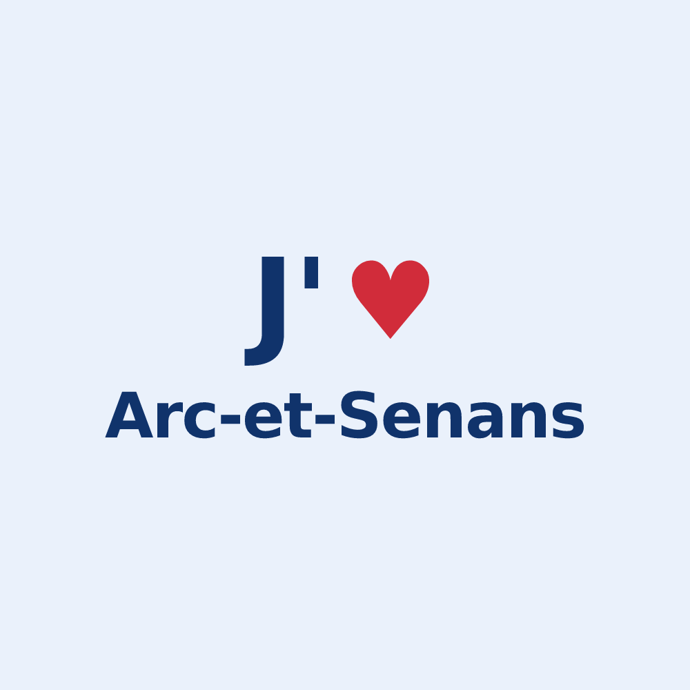 Sticker personnalisé Arc-et-Senans — design J'aime Arc-et-Senans