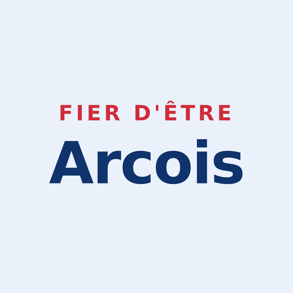 Sticker « Fier d'être Arcois » — design pour Arc-lès-Gray