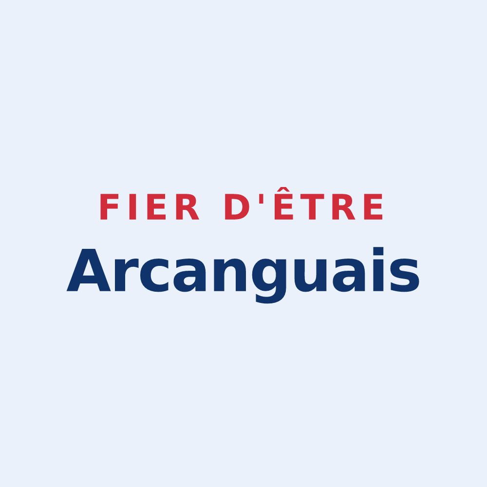 Sticker « Fier d'être Arcanguais » — design pour Arcangues