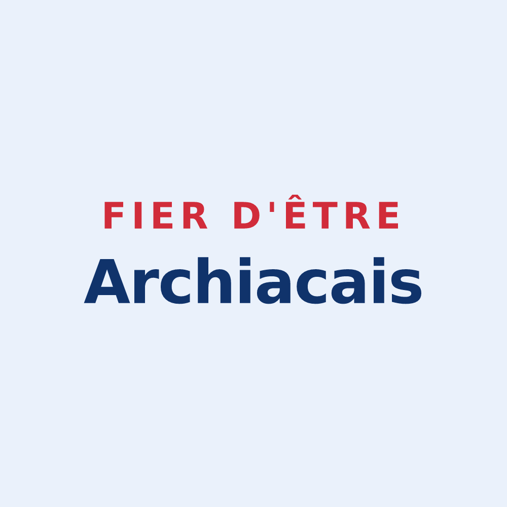 Sticker « Fier d'être Archiacais » — design pour Archiac