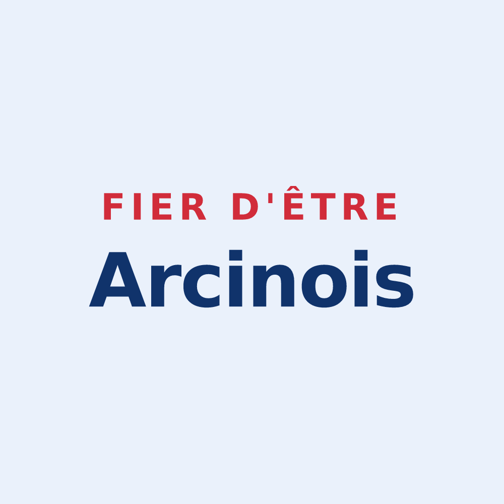 Sticker « Fier d'être Arcinois » — design pour Arcins