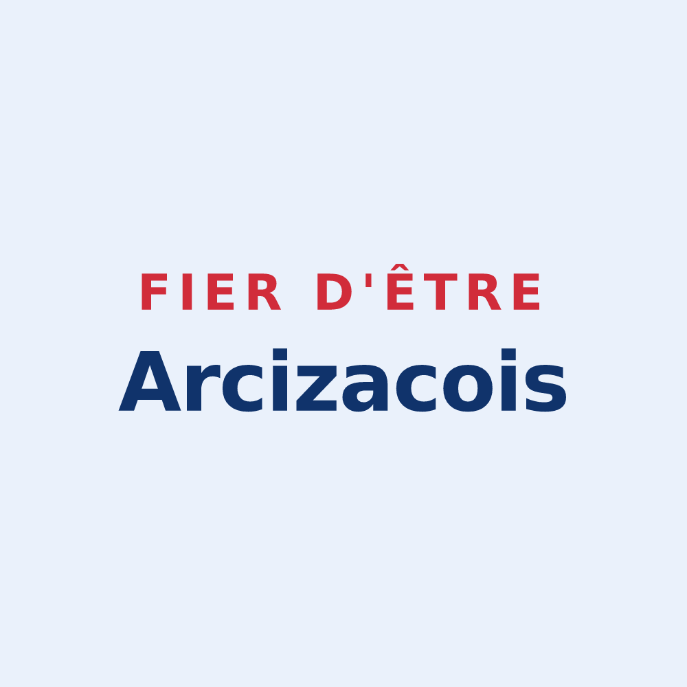 Sticker « Fier d'être Arcizacois » — design pour Arcizac-Adour