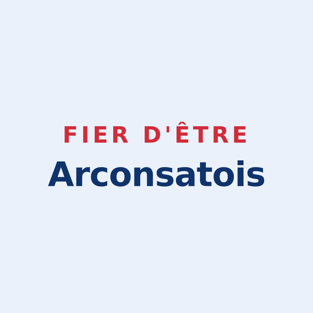 Sticker « Fier d'être Arconsatois » — design pour Arconsat