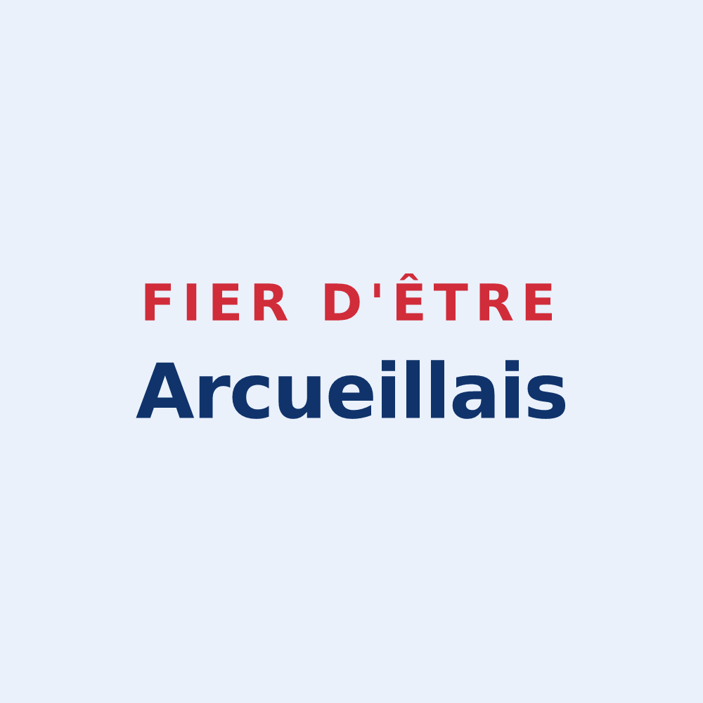 Sticker « Fier d'être Arcueillais » — design pour Arcueil