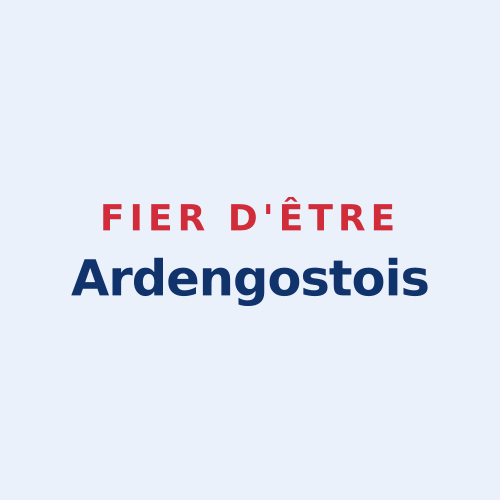 Sticker « Fier d'être Ardengostois » — design pour Ardengost