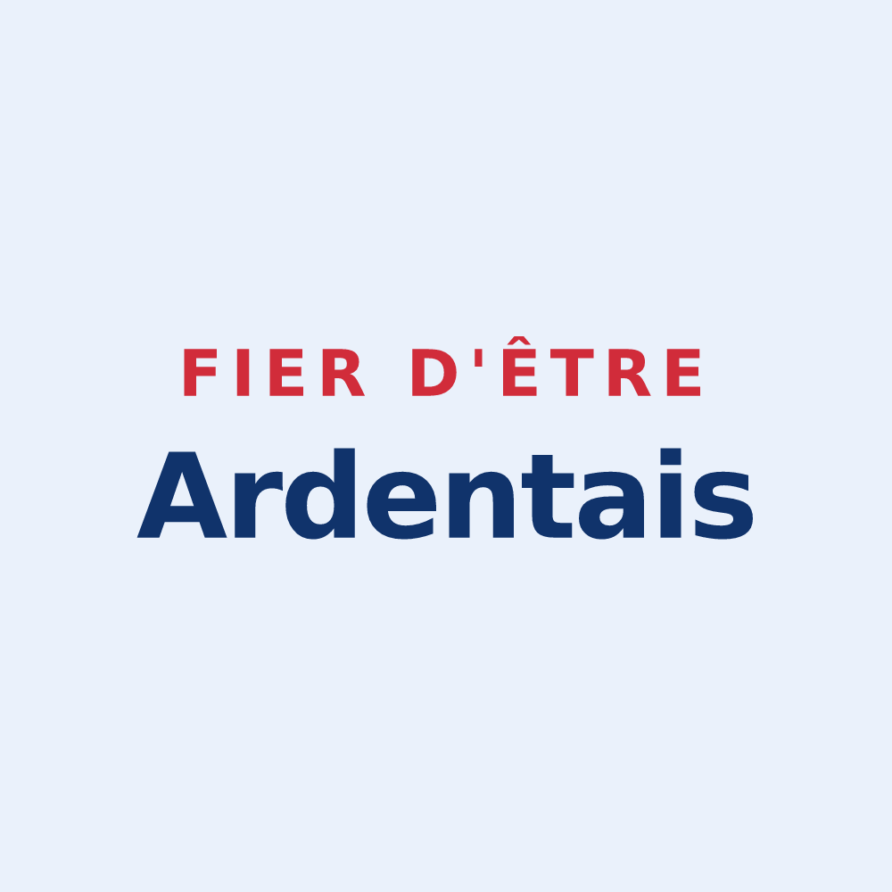 Sticker « Fier d'être Ardentais » — design pour Ardentes