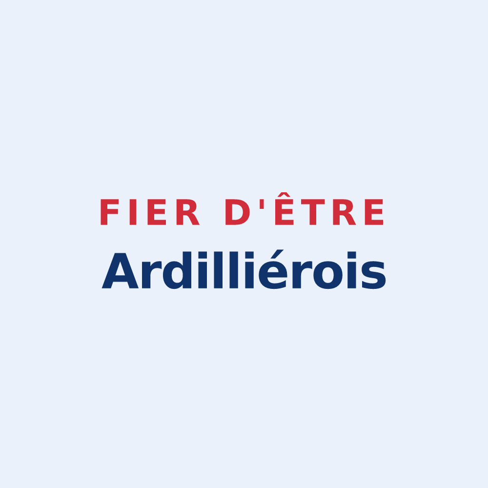 Sticker « Fier d'être Ardilliérois » — design pour Ardillières