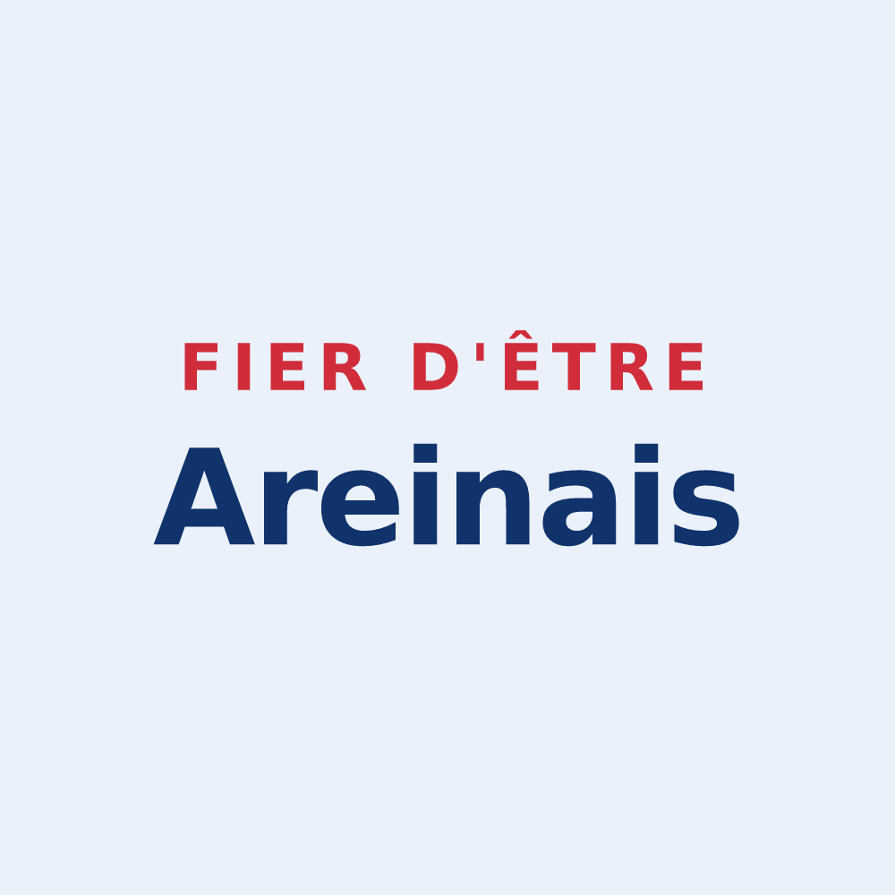 Sticker « Fier d'être Areinais » — design pour Areines