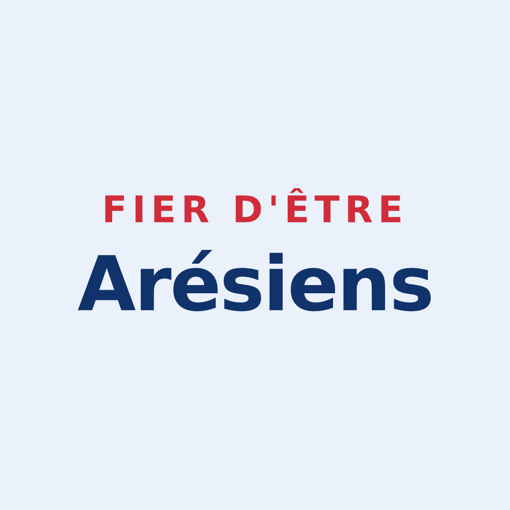 Sticker « Fier d'être Arésiens » — design pour Arès