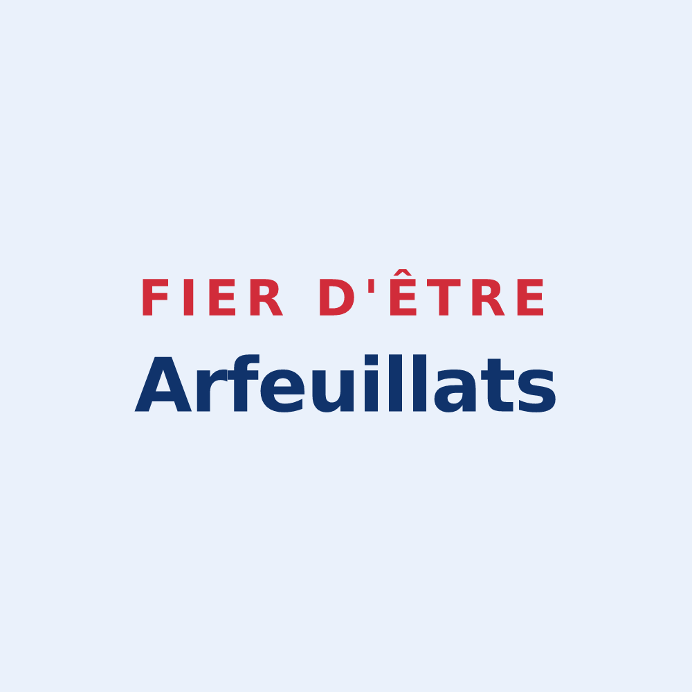 Sticker « Fier d'être Arfeuillats » — design pour Arfeuilles