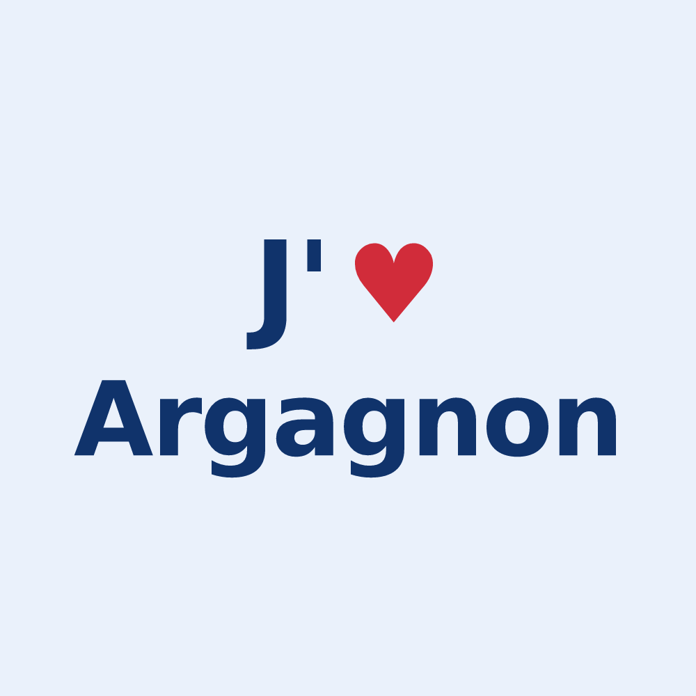 Sticker personnalisé Argagnon — design J'aime Argagnon