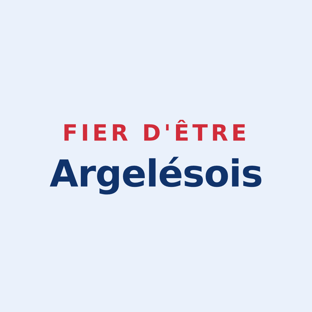 Sticker « Fier d'être Argelésois » — design pour Argelès-Bagnères