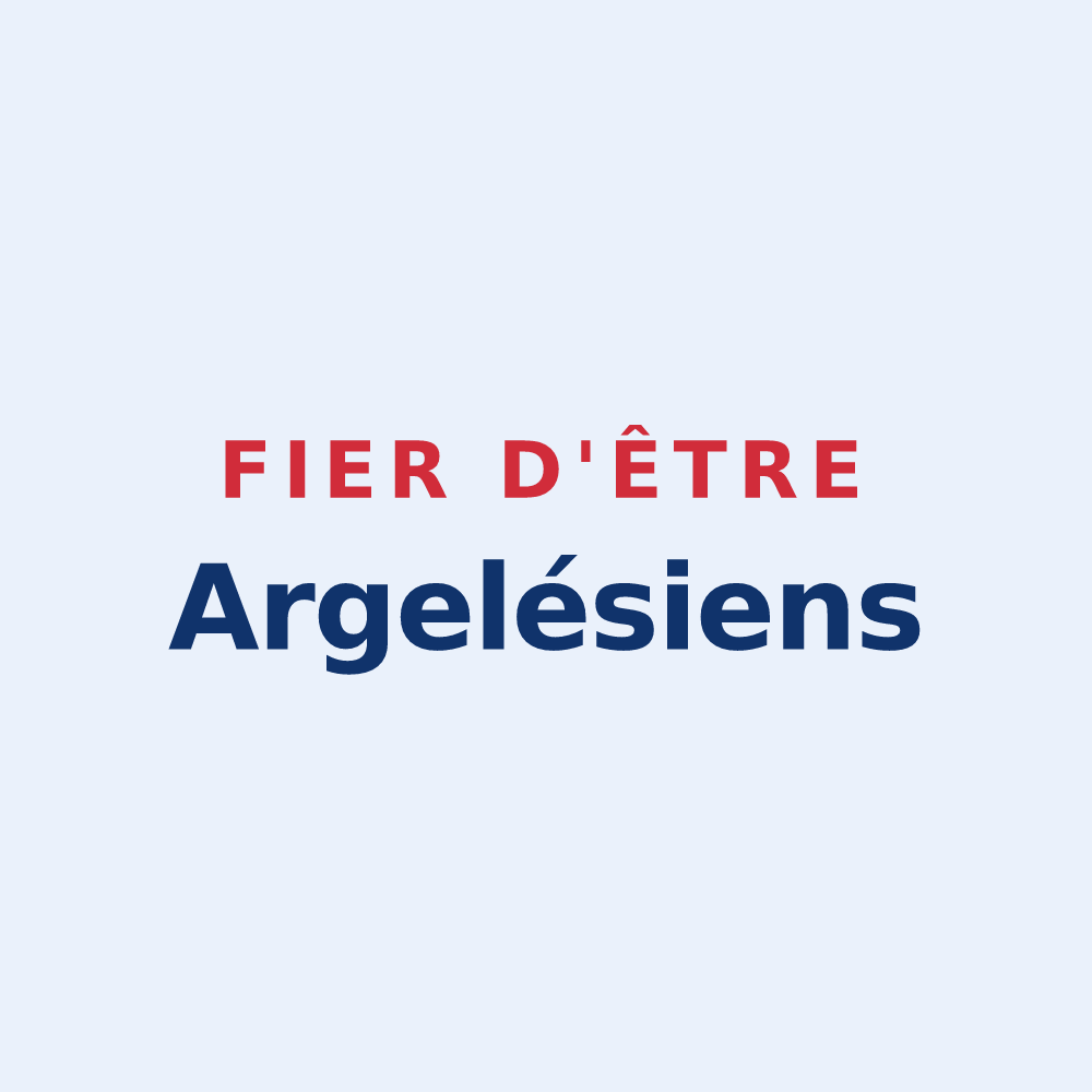 Sticker « Fier d'être Argelésiens » — design pour Argelès-Gazost
