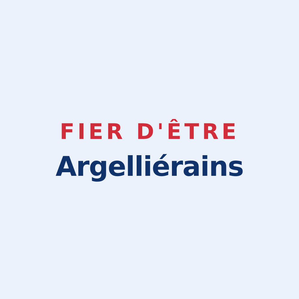 Sticker « Fier d'être Argelliérains » — design pour Argelliers
