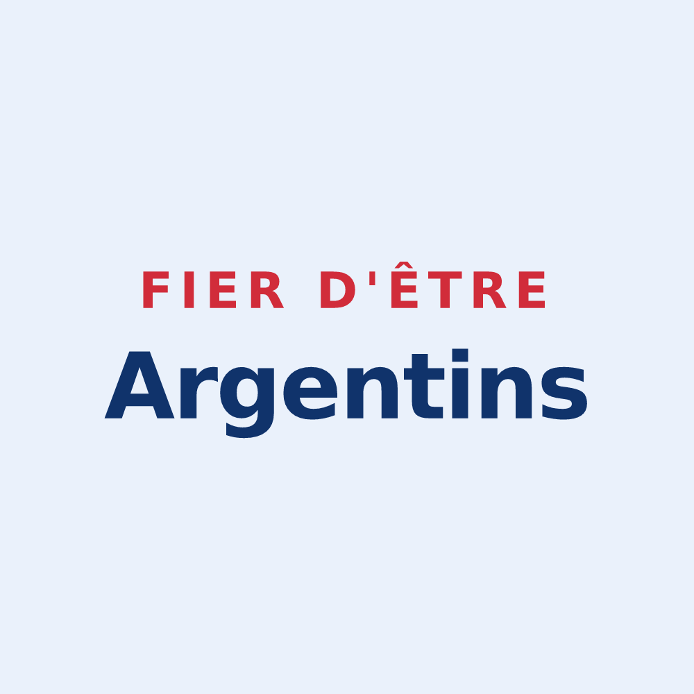 Sticker « Fier d'être Argentins » — design pour Argentine