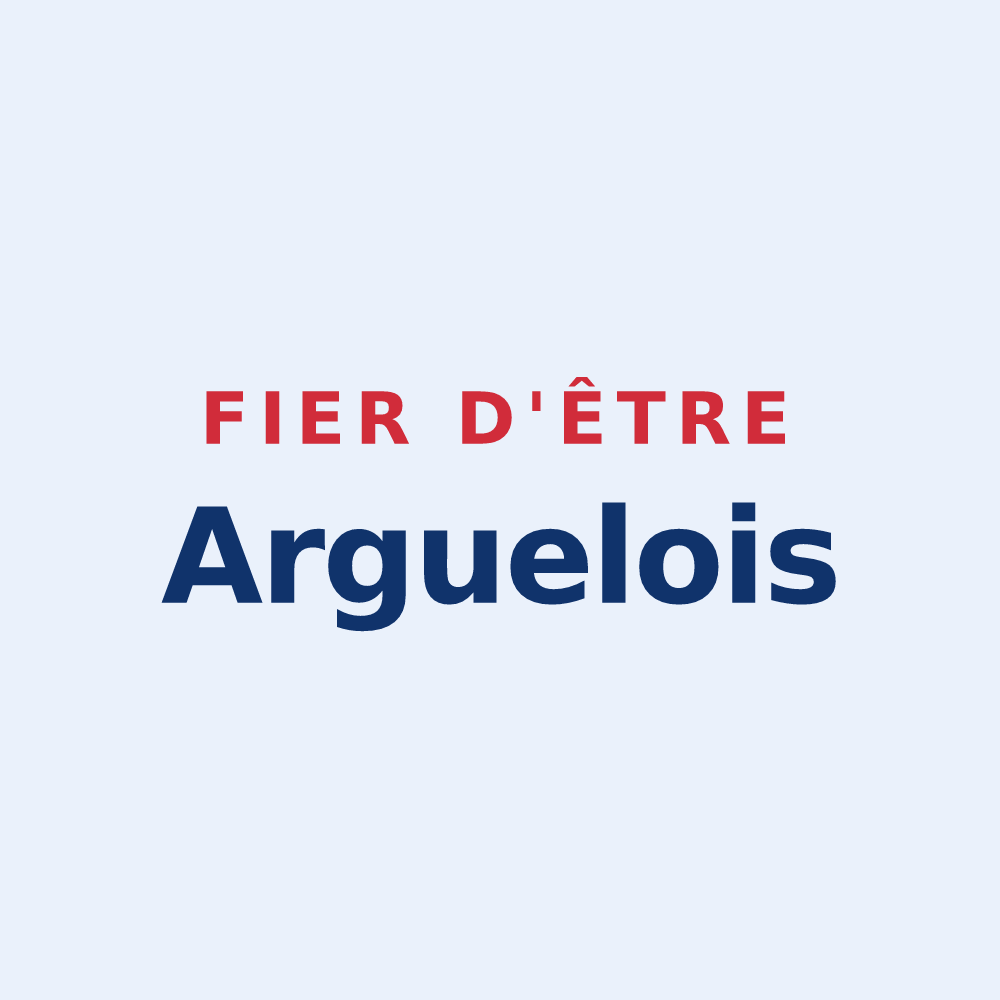Sticker « Fier d'être Arguelois » — design pour Arguel