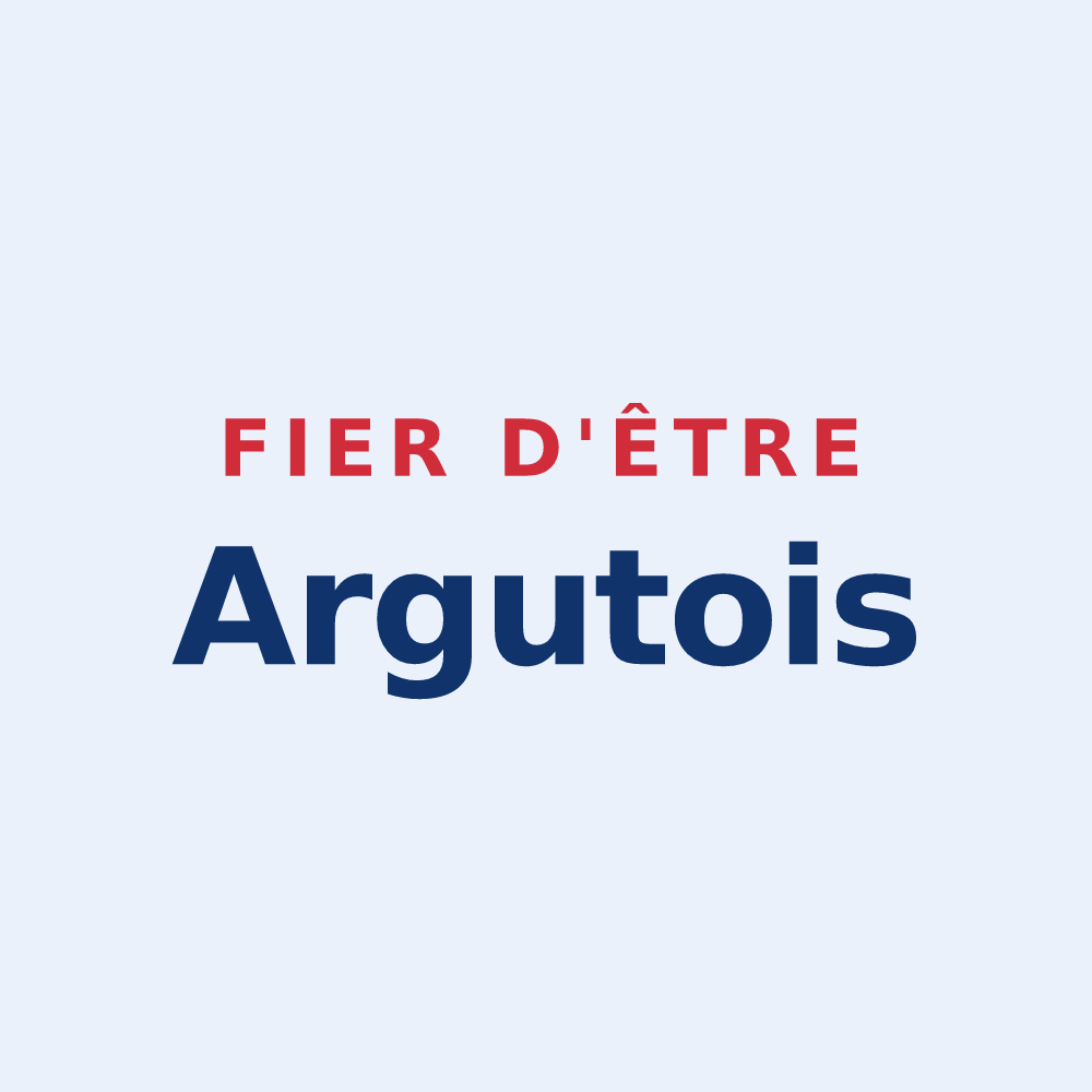 Sticker « Fier d'être Argutois » — design pour Argut-Dessous