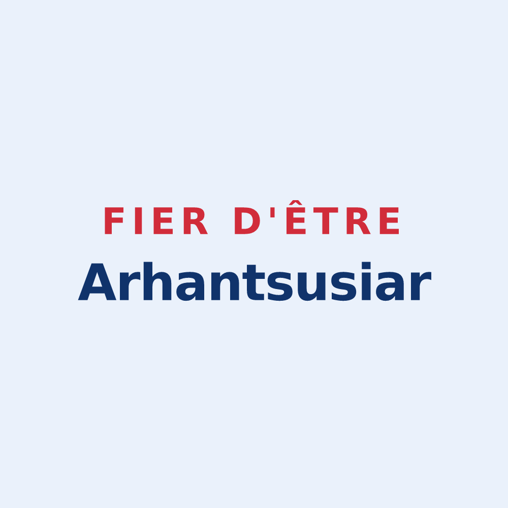 Sticker « Fier d'être Arhantsusiar » — design pour Arhansus