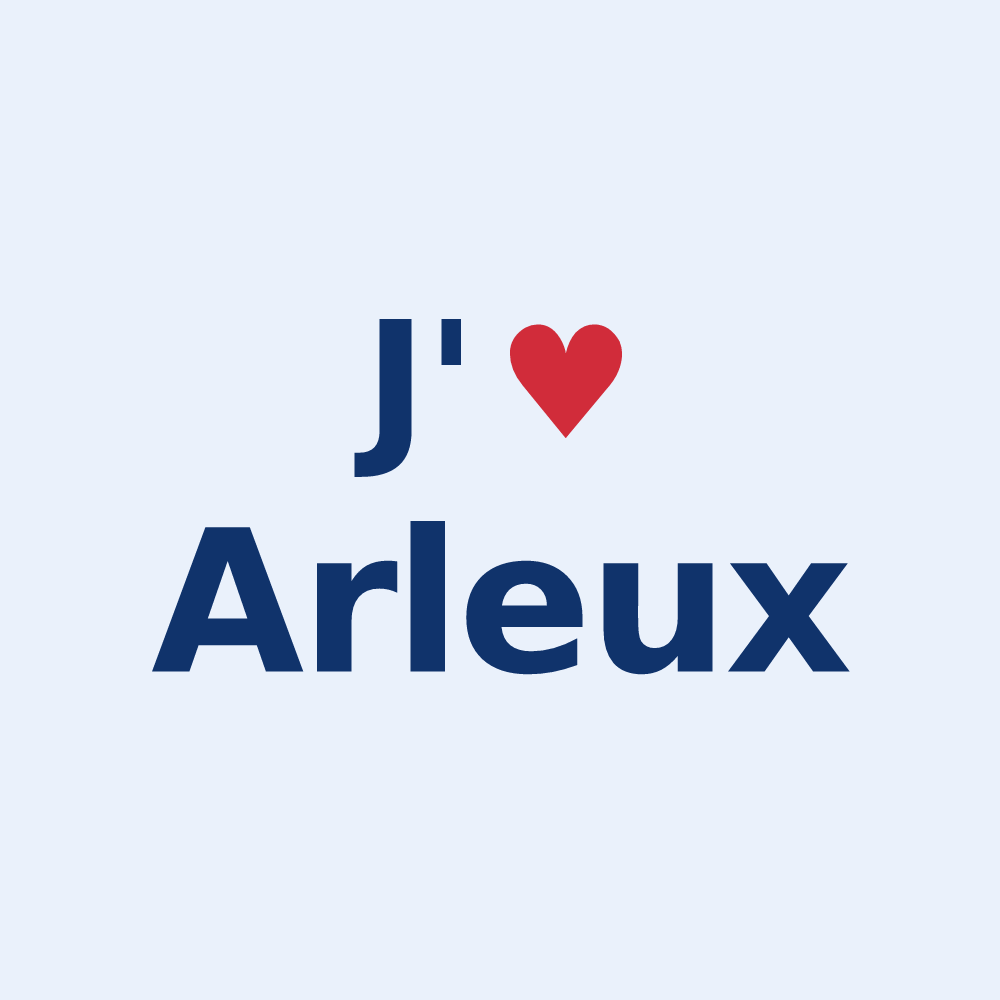 Sticker personnalisé Arleux — design J'aime Arleux