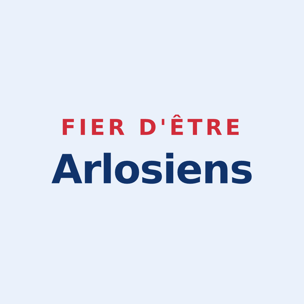 Sticker « Fier d'être Arlosiens » — design pour Arlos