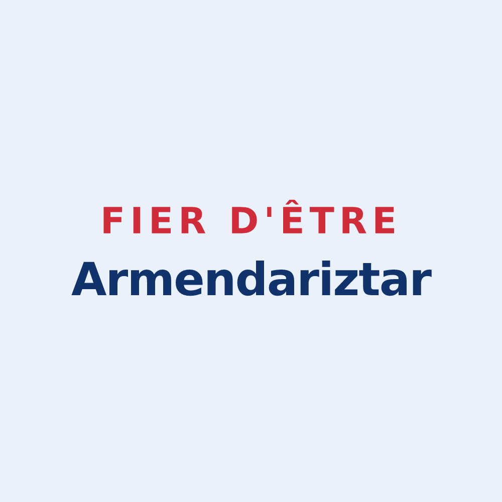 Sticker « Fier d'être Armendariztar » — design pour Armendarits
