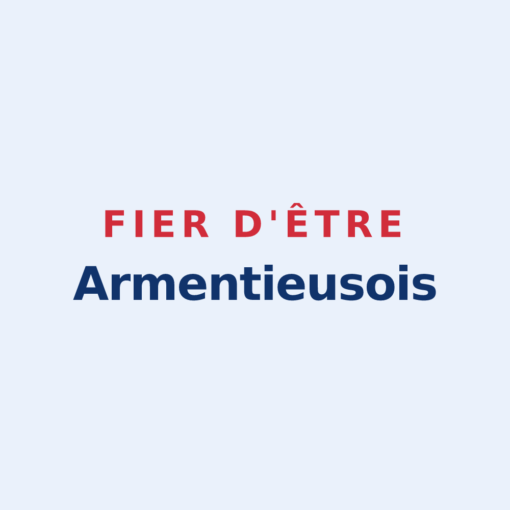 Sticker « Fier d'être Armentieusois » — design pour Armentieux