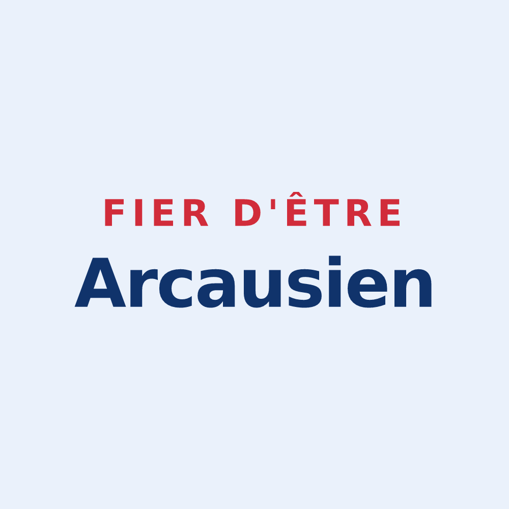 Sticker « Fier d'être Arcausien » — design pour Armous-et-Cau