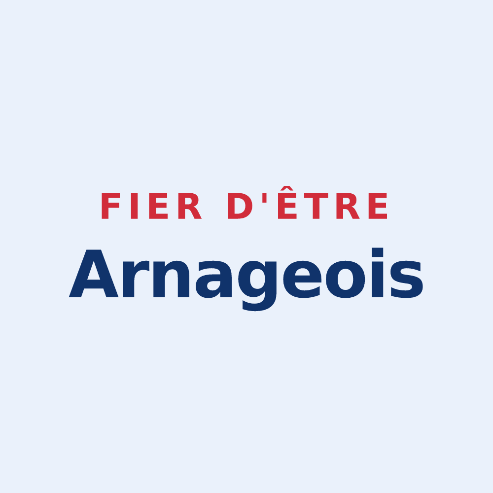 Sticker « Fier d'être Arnageois » — design pour Arnage