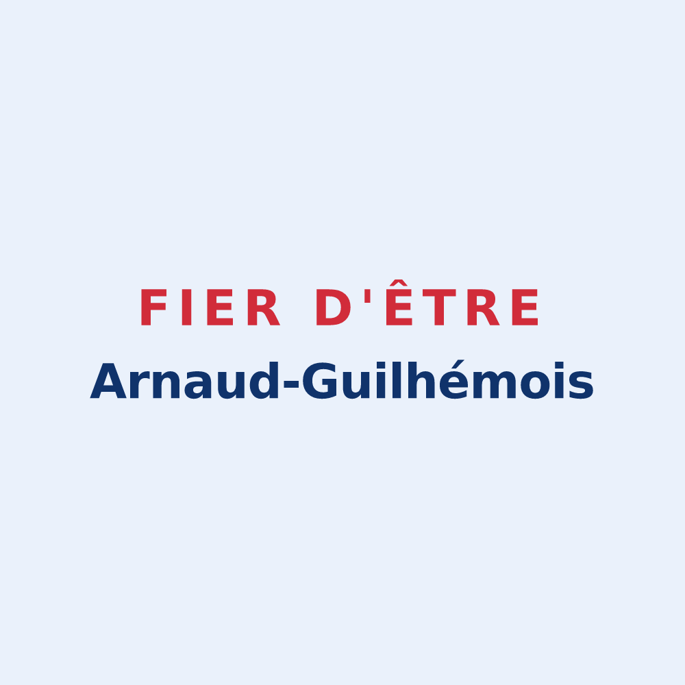 Sticker « Fier d'être Arnaud-Guilhémois » — design pour Arnaud-Guilhem