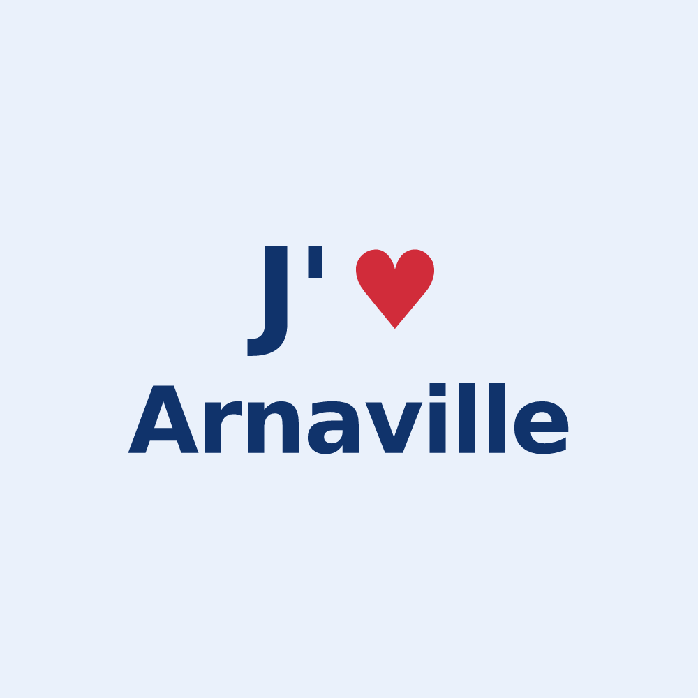 Sticker personnalisé Arnaville — design J'aime Arnaville