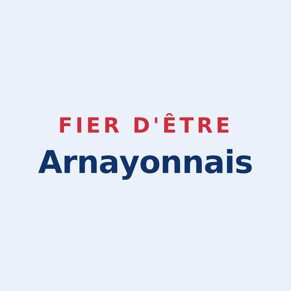 Sticker « Fier d'être Arnayonnais » — design pour Arnayon