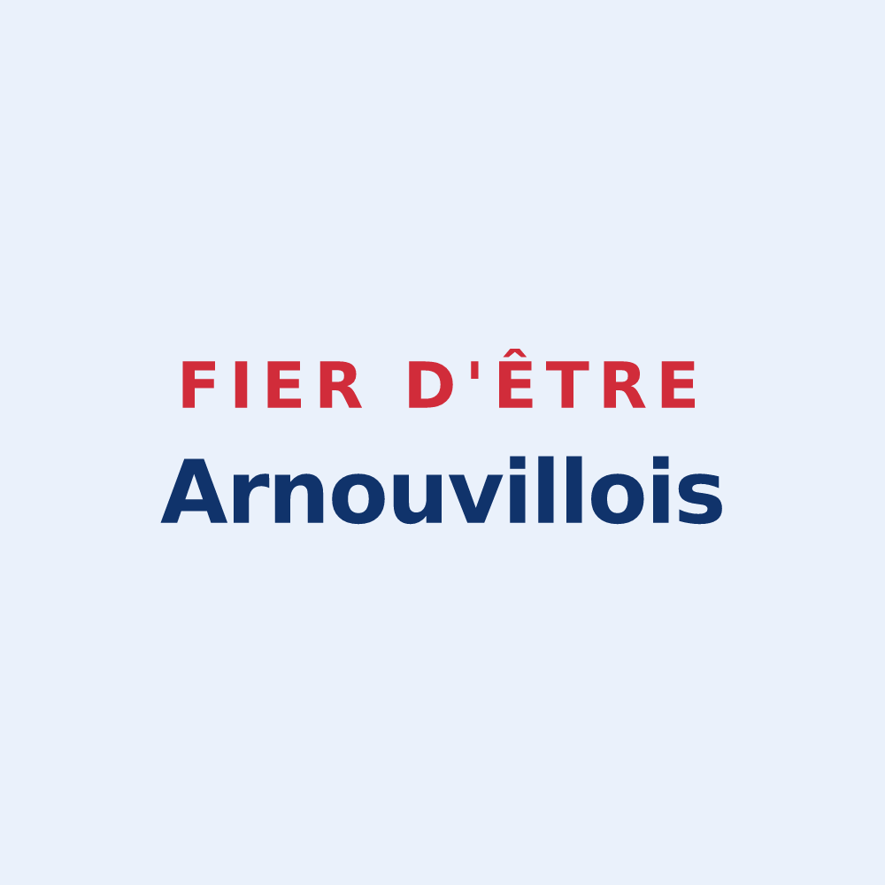 Sticker « Fier d'être Arnouvillois » — design pour Arnouville-lès-Mantes