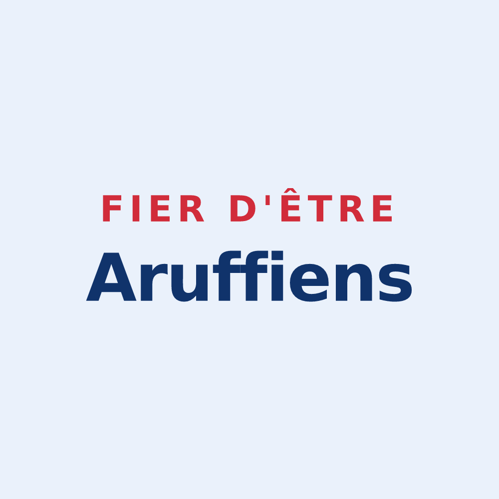 Sticker « Fier d'être Aruffiens » — design pour Aroffe