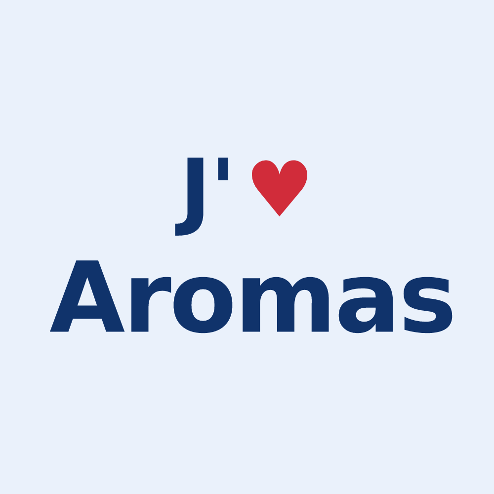 Sticker personnalisé Aromas — design J'aime Aromas